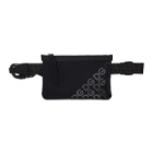 Dolce and Gabbana Black Neoprene Logomania Waist Bag