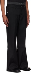C2H4 Black Corbusian Tailored Trousers