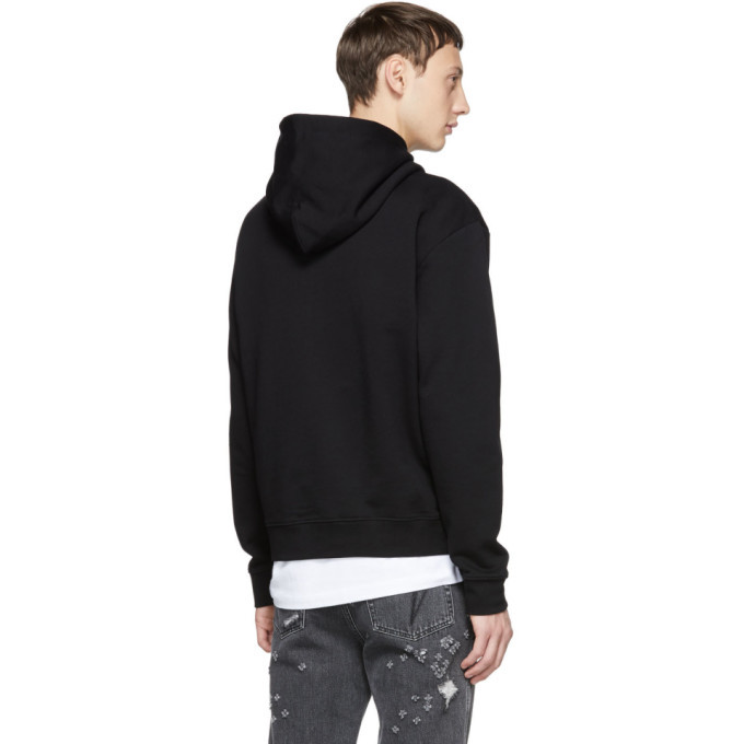 McQ Alexander McQueen Black Logo Big Hoodie McQ Alexander