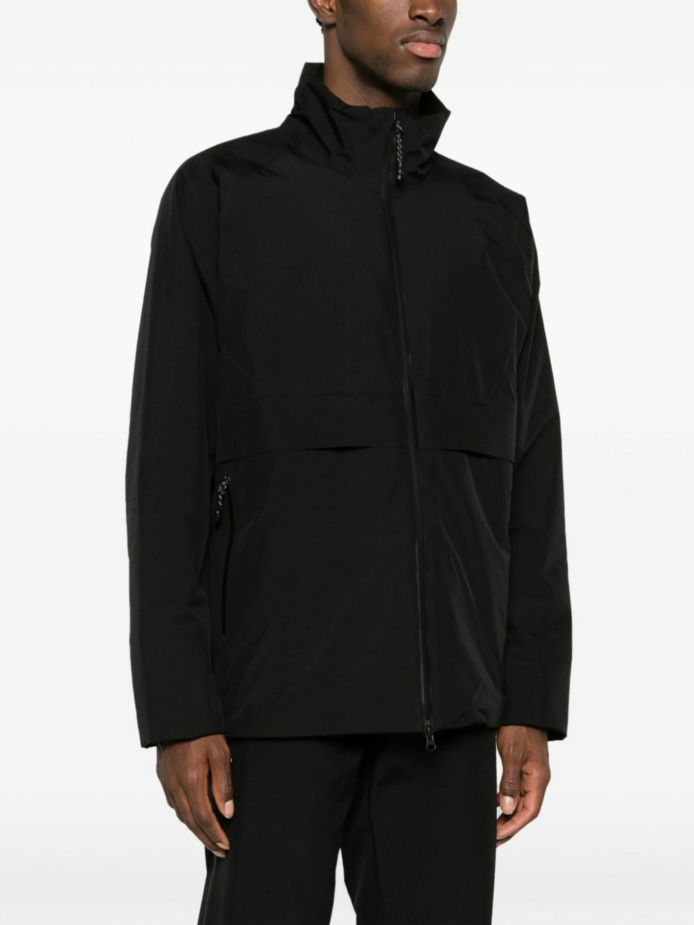 BLAEST Black Flo Funnel-Neck Jacket