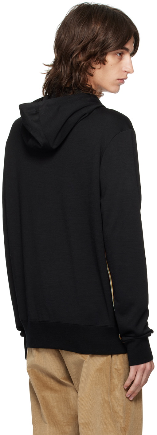 Paul Smith Black Signature Stripe Hoodie