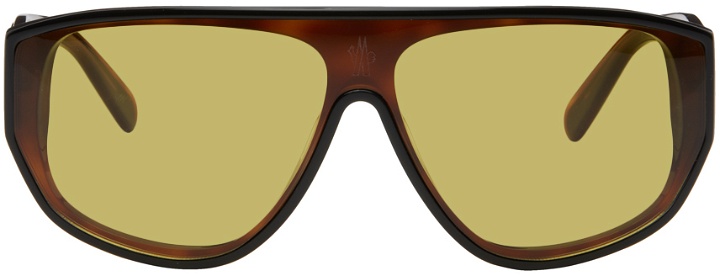 Photo: Moncler Tortoiseshell Tronn Sunglasses
