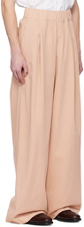 Dries Van Noten Pink Oversized Trousers