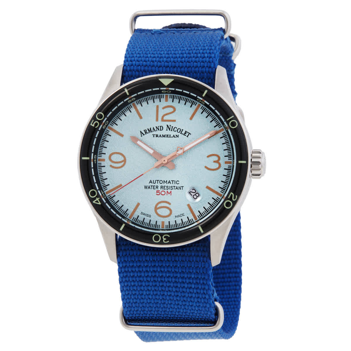 Armand Nicolet M2H Automatic Mens Watch A740HNA-ZS-BN22481AAUU