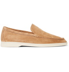 Loro Piana - Summer Walk Suede Loafers - Sand