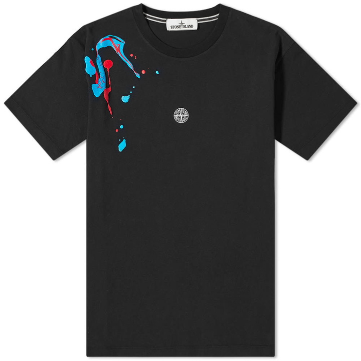 Photo: Stone Island Front Print Logo Tee