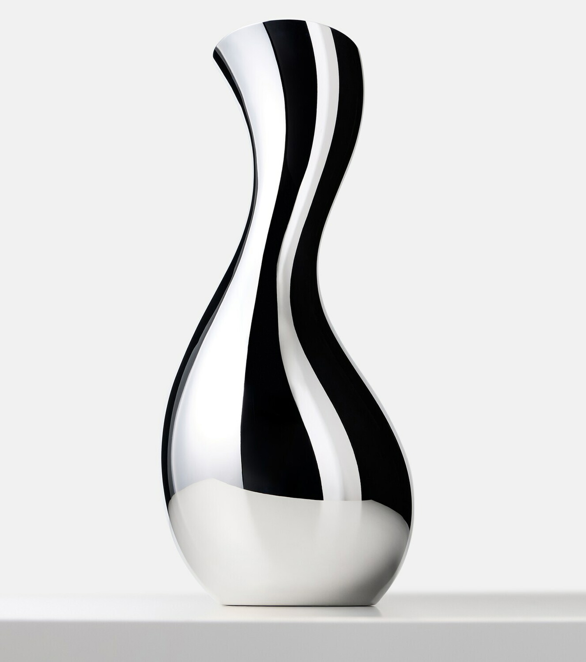 Georg Jensen Cobra Large stainless steel vase by Constantin Wortmann