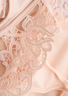 Simone PÉRÈLE Saga Guipure Lace Thong Light Pink