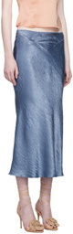 Anna October Blue Sandra Midi Skirt