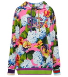 Dolce&Gabbana DG floral hoodie