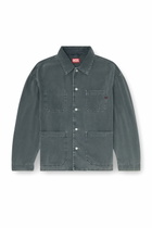 Diesel Utility-style jacket in coloured denim - Denim Jackets - Unisex - Grey