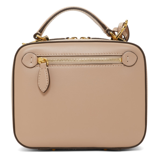 Mark Cross Beige Baby Smooth Laura Bag