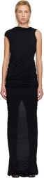 Rick Owens Lilies Black Concordians Eva Maxi Dress