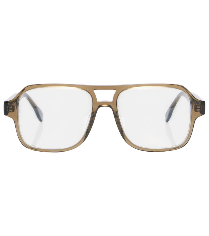 Photo: Fendi FF Squared aviator glasses
