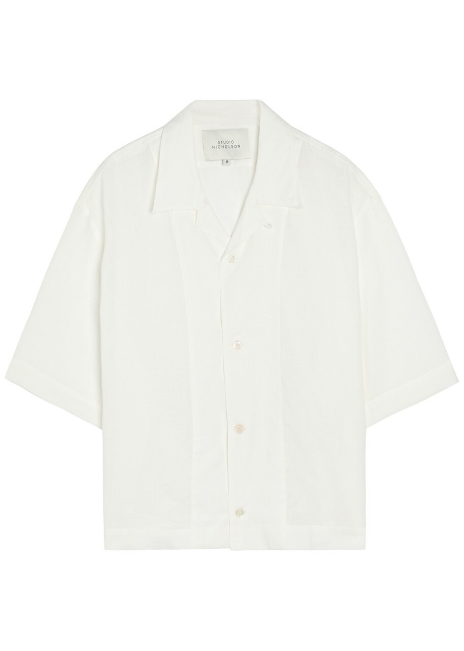 Studio Nicholson Linen Shirt Off White