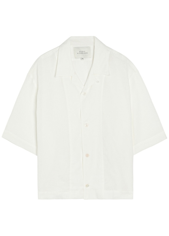 Photo: Studio Nicholson Linen Shirt Off White