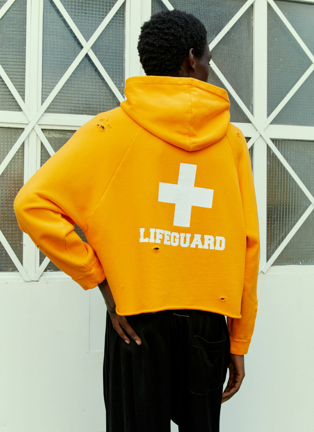 Liberal Youth Ministry Lifeguard Distressed Hooded Sweatshirt