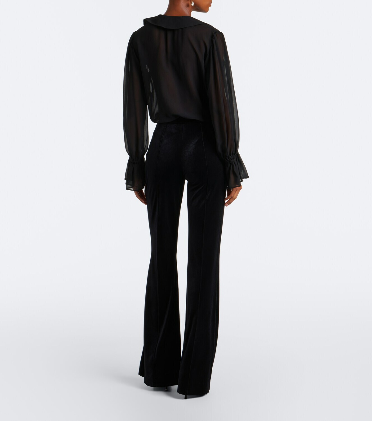 Elie Saab Velvet flared pants
