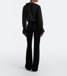 Elie Saab Velvet flared pants