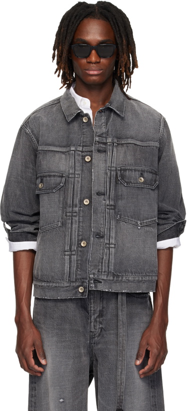 Photo: sacai Black BEYONDEXX Denim Jacket