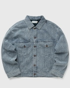 Honor The Gift FLOWER JACQUARD JACKET Grey Mens Denim Jacket
