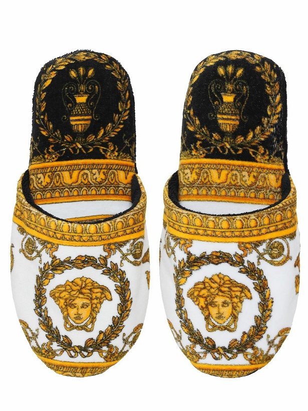 Photo: VERSACE - I Heart Baroque Cotton Slippers