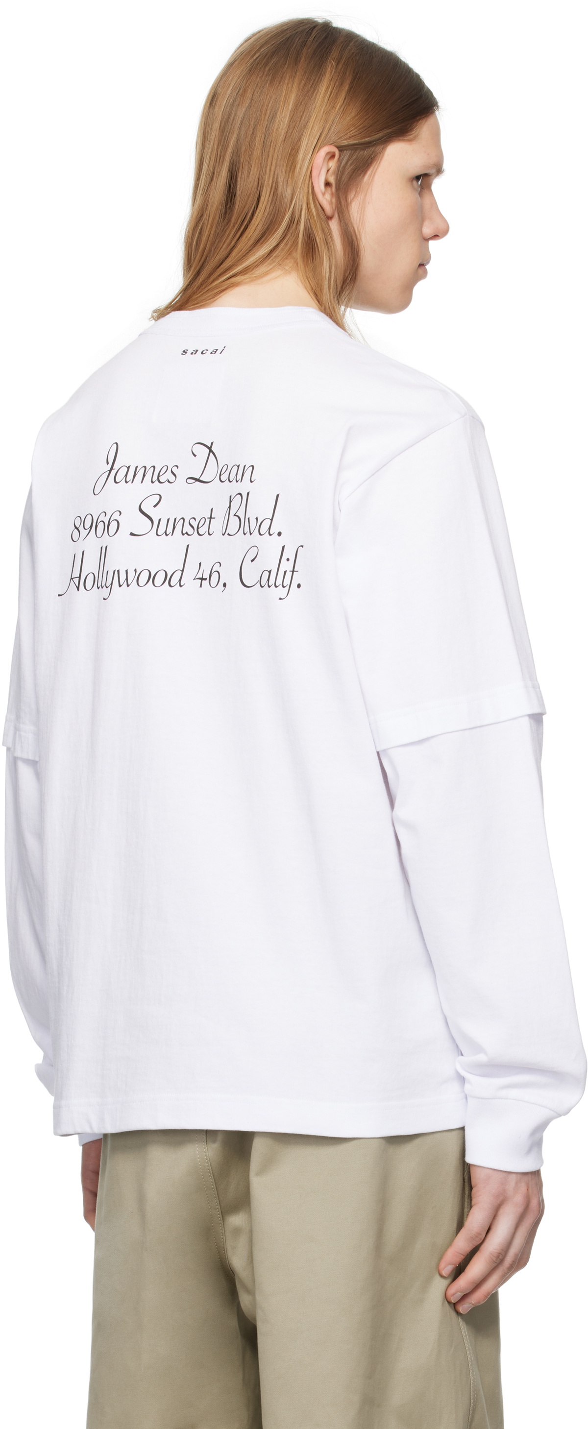 メンズ sacai James Dean L/S shirt