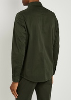 Lestrange Stretch-cotton Overshirt Khaki