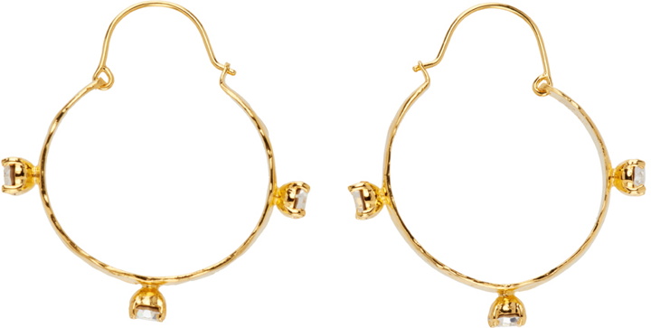 Photo: Mondo Mondo Gold Esprit II Hoop Earrings