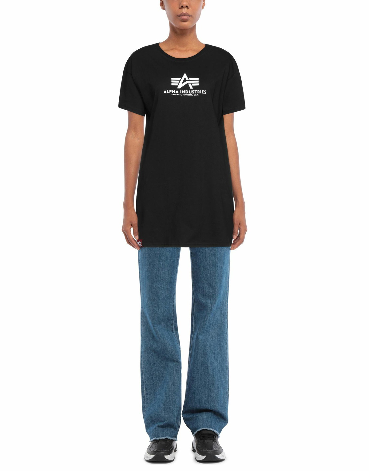 Alpha Industries Womens T-shirt in Black