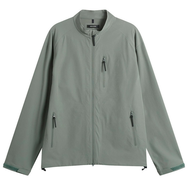 Photo: Hiking Patrol Men's Edge LT Softshell Technical Jacket in Pine Mist