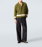 Bode Marsh crochet cotton shirt