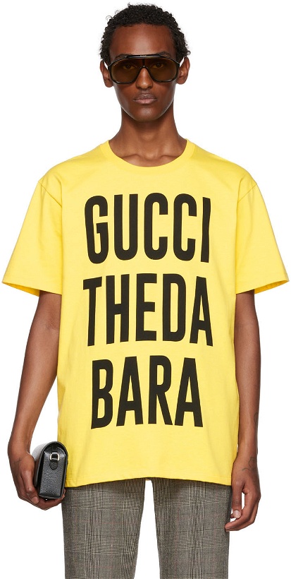 Photo: Gucci Yellow 'Theda Bara' T-Shirt