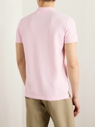 TOM FORD - Slim-Fit Garment-Dyed Cotton-Piqué Polo Shirt - Pink