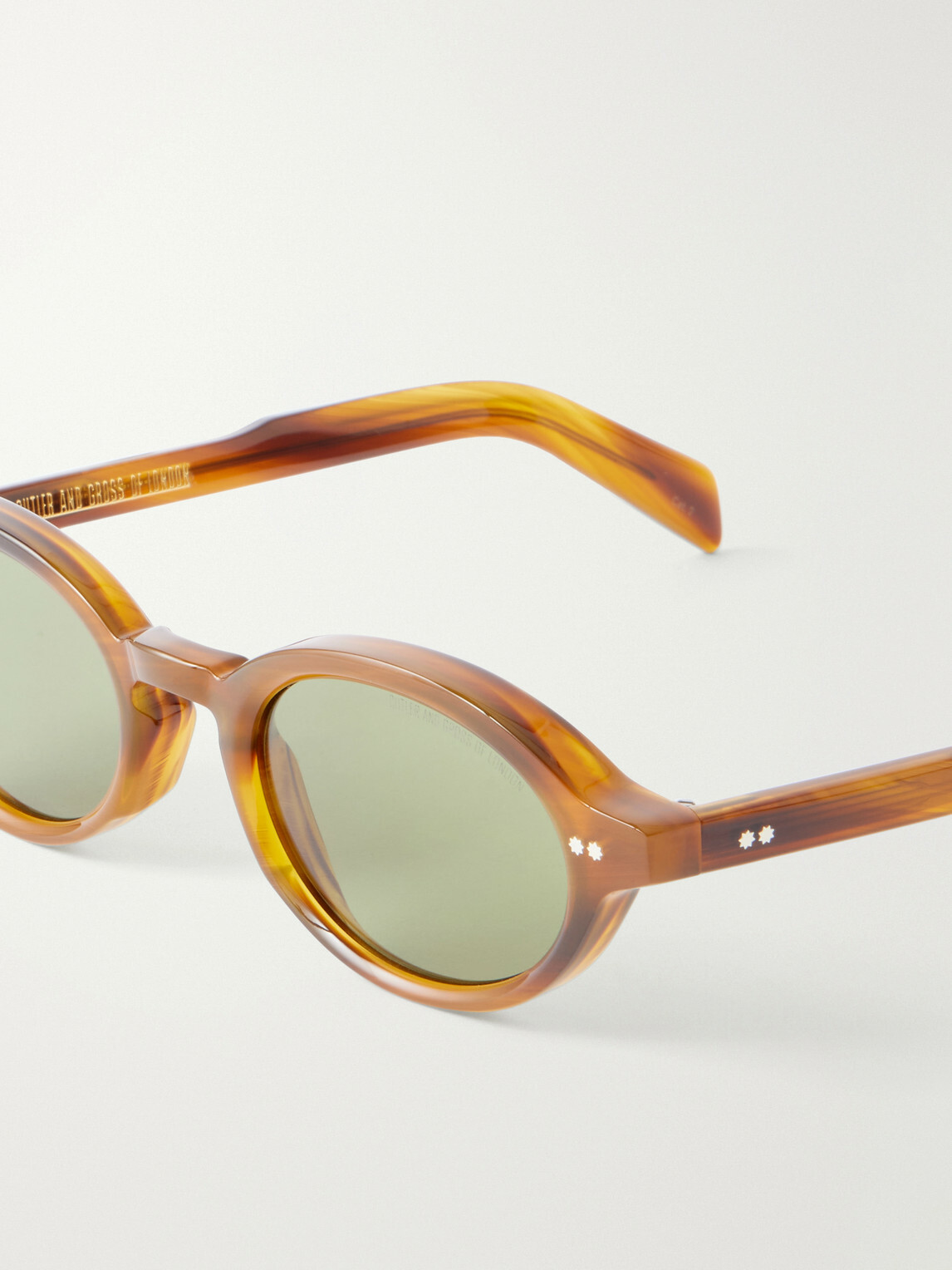 Cutler and Gross - GR13 Oval-Frame Acetate Sunglasses