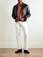 Boglioli - Garment-Dyed Cotton-Jersey T-Shirt - Orange