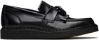 Fred Perry Black George Cox Leather Tassel Loafer Loafers