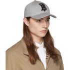 Burberry Grey Jersey Logo Cap