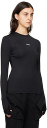 BONBOM Black Biker Long Sleeve T-Shirt