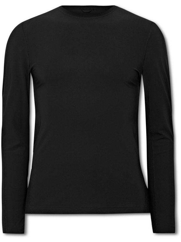 Photo: Reigning Champ - Recycled Stretch-Jersey Base Layer - Black