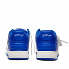 Off-White Men's Out Of Office Low Leather Sneakers in White/Blue