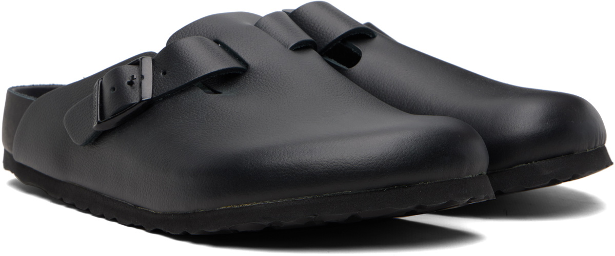 Birkenstock Black Narrow Boston Slip-on Loafers