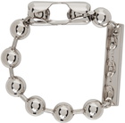 MM6 Maison Margiela Silver Metal Bead Bracelet