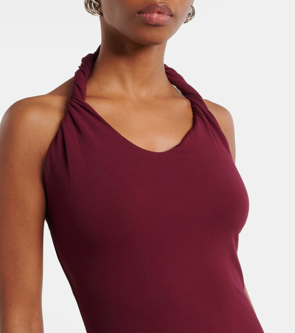 Tove Eleanor halterneck jersey midi dress Tove