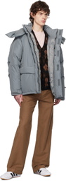 DAIWA PIER39 Gray GORE-TEX WINDSTOPPER Expedition Down Jacket