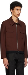 Second/Layer Burgundy Decatito Jacket