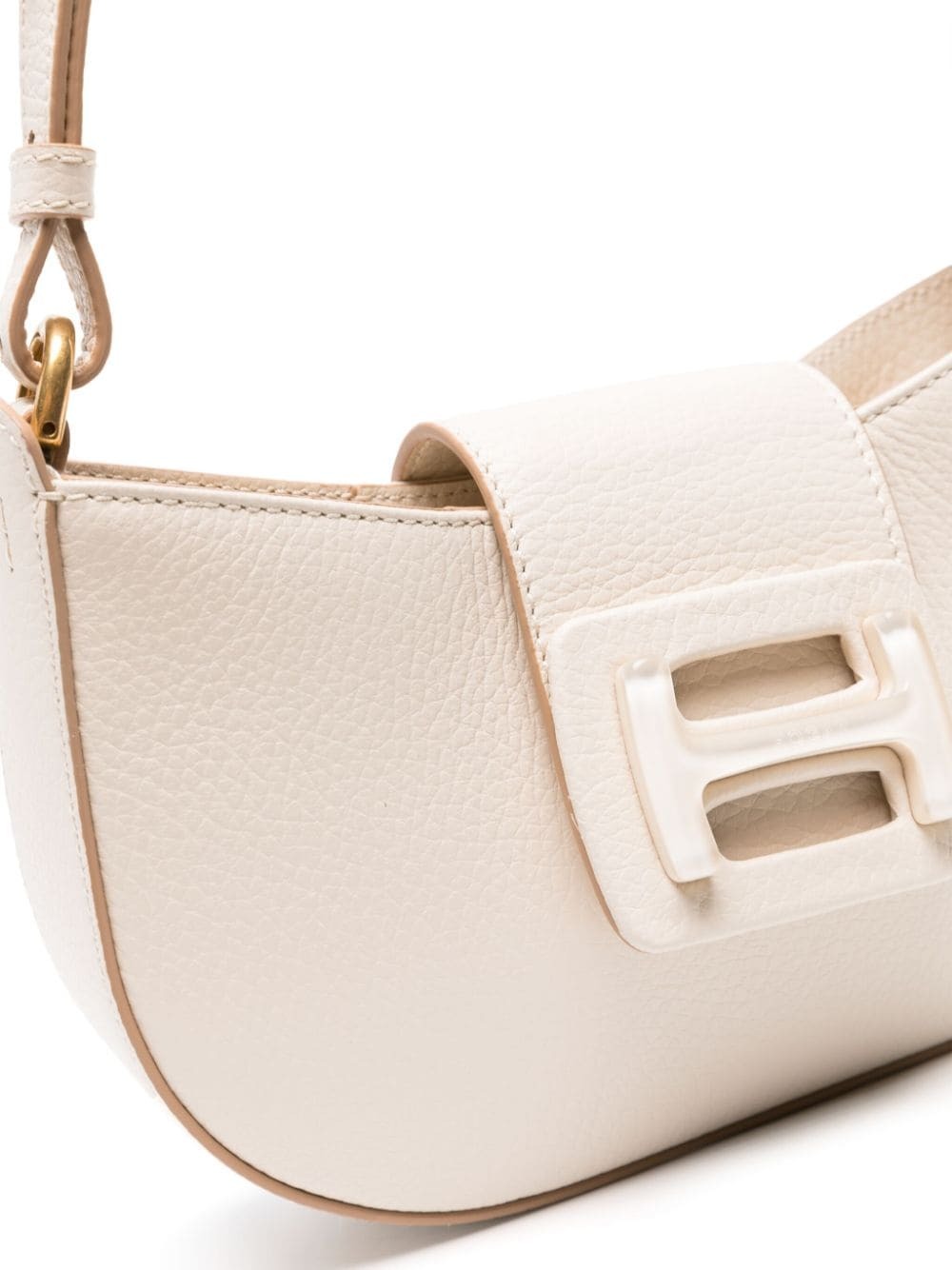 ショルダーバッグ・ポシェット Hogan Structured White Calfskin Shoulder Bag With Adjustable KBW01TA0300TZPB999-01.jpg