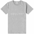 Saint Laurent Men's Front Back Logo T-Shirt in Grey