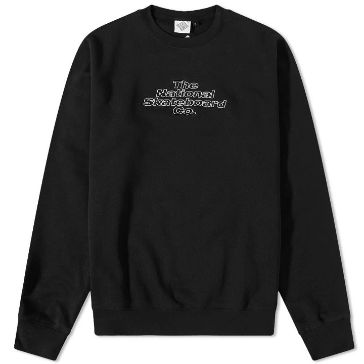 Photo: The National Skateboard Co. Embroidered Crew Sweat