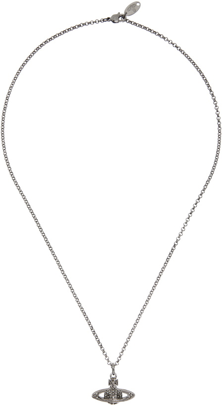 Photo: Vivienne Westwood Gunmetal Mini Bas Relief Necklace